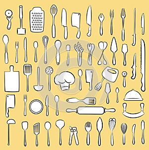 Kitchen utensil collection