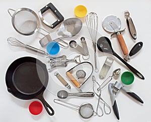 Kitchen Utensil Collection for Puzzle Template