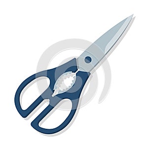 Kitchen utensil food scissors cartoon illustration