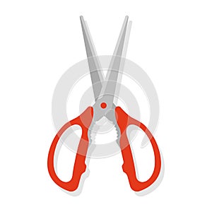 Kitchen utensil food scissors cartoon illustration