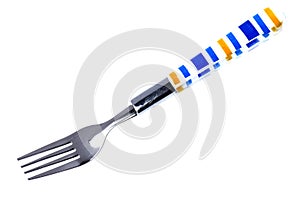 Kitchen utensil fork close up