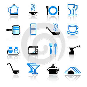 Kitchen utensil icons