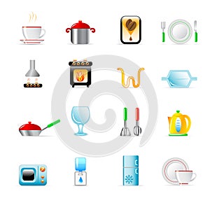 Kitchen utensil icons