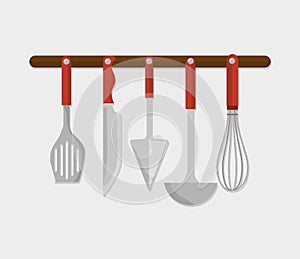 Kitchen utensils and dishware