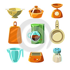 Kitchen Utensils Vector Illustration