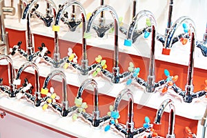 Kitchen water taps in store