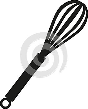 Kitchen whisk vector