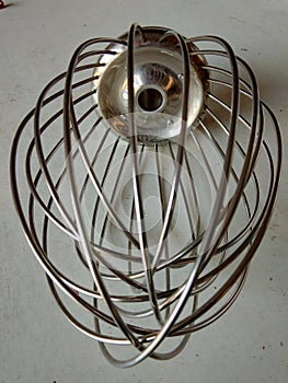 Kitchen Wire Beater Cake Dough with white background