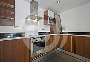 Kitchen in wooden finish