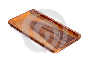 Kitchen Wooden Tray, Bread And Fruit Cutting Board an isolated