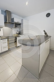 Kitchen with work zones