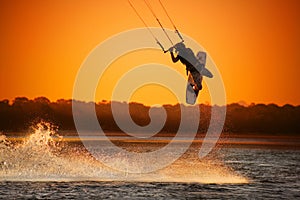 Kite boarder