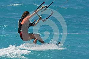 Kite boarder