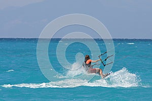 Kite boarder