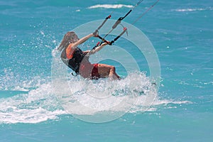 Kite boarder