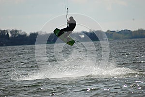 Kite Boarder Close up