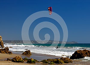 Kite Boarding in Malibu