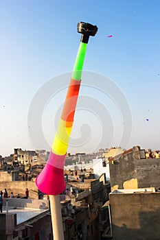 Kite festival/ Uttrayan / Makar sankranti gujarat, India.