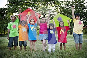 Kite Kid Child Casual Cheerful Leisure Outdoors Concept