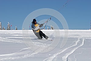 Kite skier