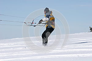 Kite skier