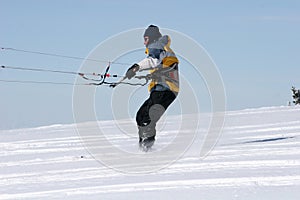 Kite skier photo