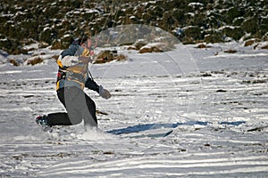 Kite skier