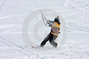 Kite skier photo