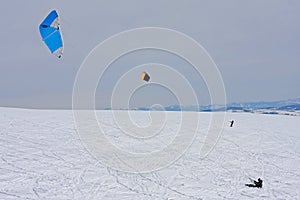 Kite skier photo