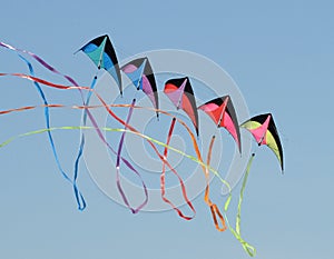 Kite with streamers photo