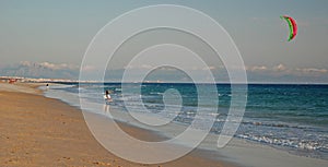 Kite-surfer in Tarifa photo