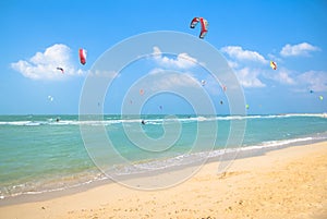 Kite surfing