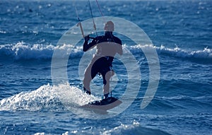 Kite surfing