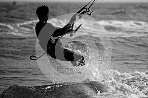 Kite surfing