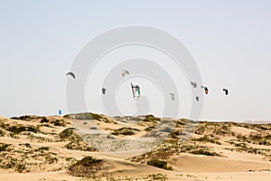 Kite surfing