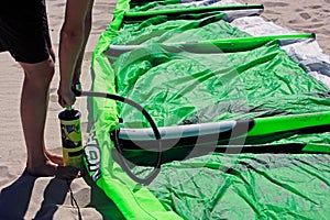 Kite surfing in brazil