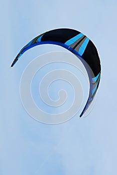 Kite Surfing Kite Blue w/Paths photo