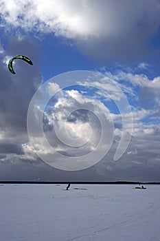 Kite surfing
