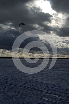 Kite surfing