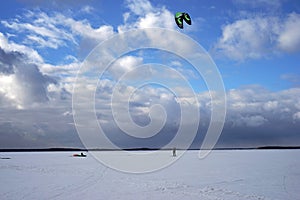 Kite surfing