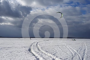 Kite surfing