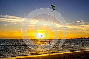 Kite surfing