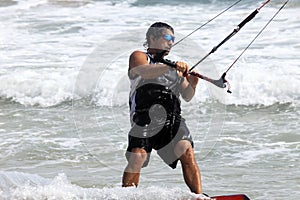 Kiteboarder