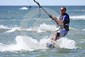 Kiteboarder