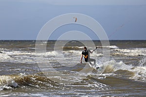Kiteboarder