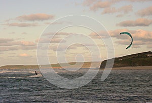 Kiteboarder, Hayle, Cornwall 1