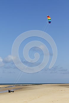 Kitebuggy on the beach