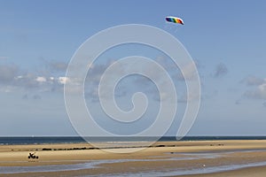 Kitebuggy on the beach