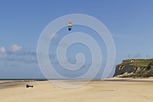 Kitebuggy on the beach