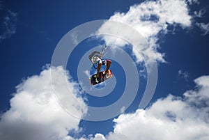 Kiter in Madagascar wind